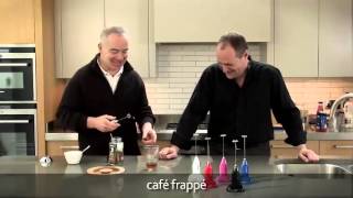 How to make a frappé coffee using an aerolatte milk frother [upl. by Nagaem]