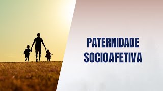 Paternidade socioafetiva [upl. by Onairda]