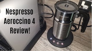 Nespresso Aeroccino 4 Milk Frother Review  Worth upgrading from the Aeroccino 3 [upl. by Asil20]