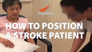 How To Position A Stroke Patient [upl. by Ahsatniuq]