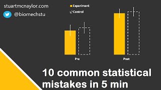 Ten Statistical Mistakes in 5 Min [upl. by Hubie]