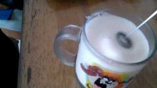 Aerolatte Review Frothing Cold Milk In Under 1 Minute [upl. by Varian]